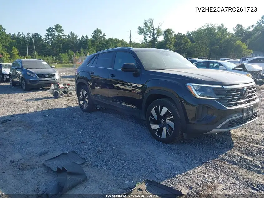 2024 Volkswagen Atlas Cross Sport 2.0T Se W/Technology VIN: 1V2HE2CA7RC261723 Lot: 45548612