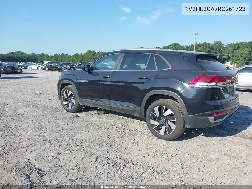 2024 Volkswagen Atlas Cross Sport 2.0T Se W/Technology VIN: 1V2HE2CA7RC261723 Lot: 45548612