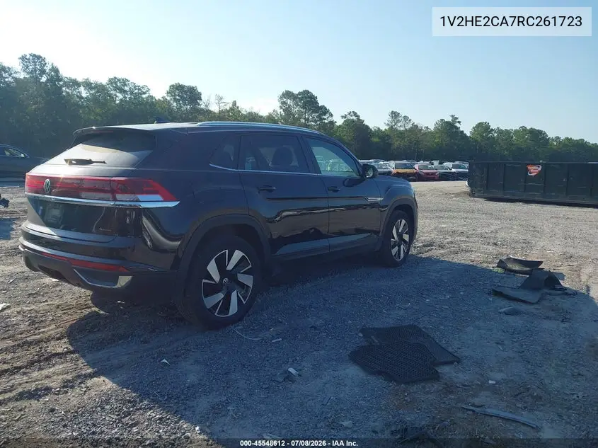 2024 Volkswagen Atlas Cross Sport 2.0T Se W/Technology VIN: 1V2HE2CA7RC261723 Lot: 45548612