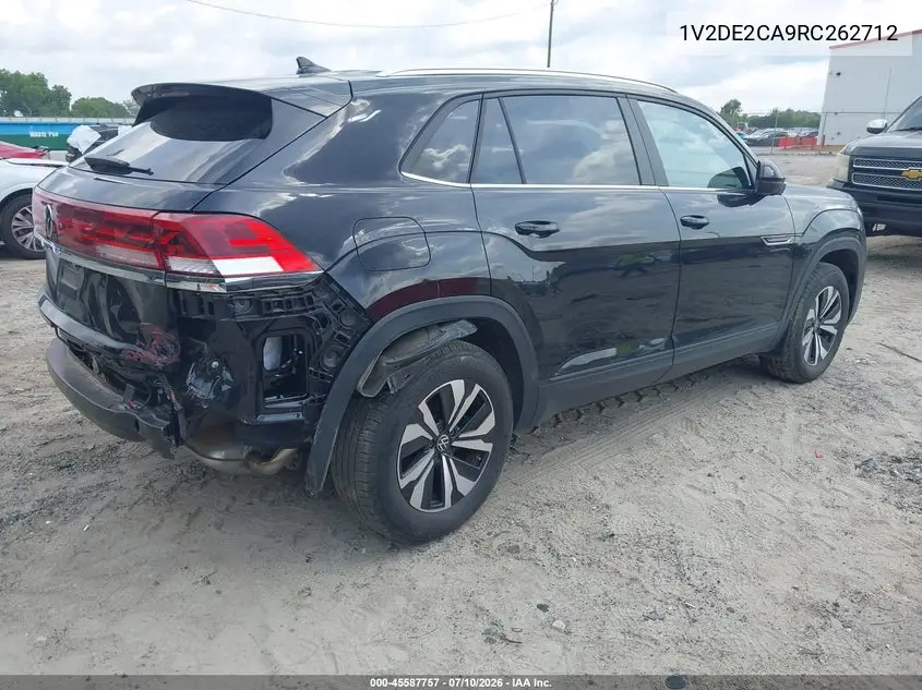 2024 Volkswagen Atlas Cross Sport 2.0T Se VIN: 1V2DE2CA9RC262712 Lot: 45587757