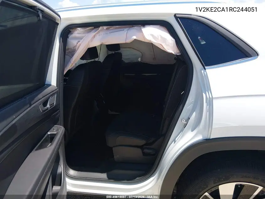2024 Volkswagen Atlas Cross Sport 2.0T Se W/Technology VIN: 1V2KE2CA1RC244051 Lot: 45618597