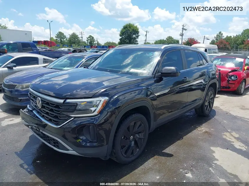 2024 Volkswagen Atlas Cross Sport 2.0T Se W/Technology VIN: 1V2WE2CA2RC202473 Lot: 45666390