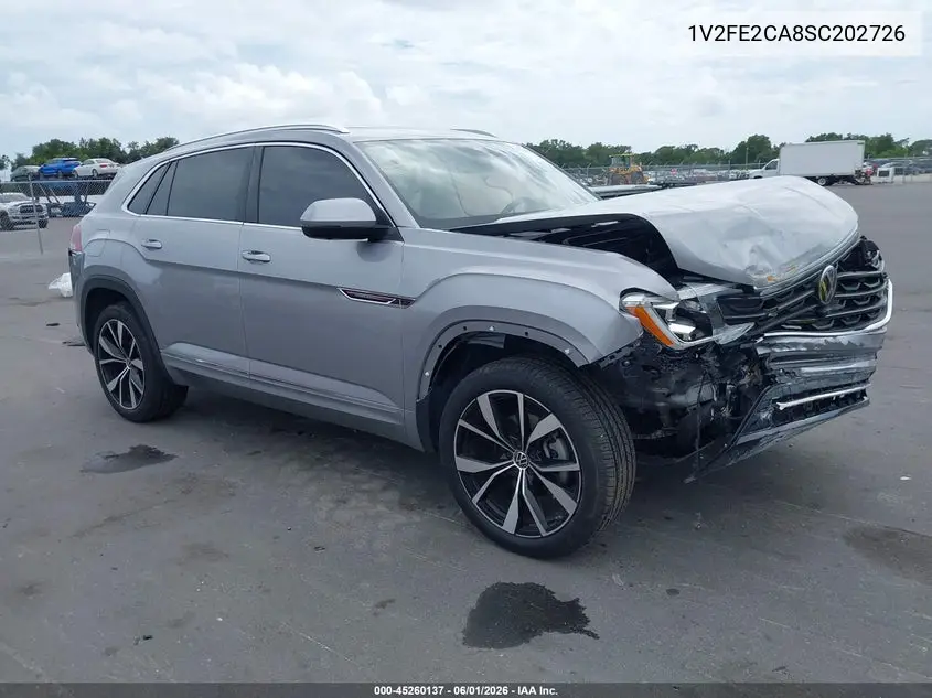 2025 Volkswagen Atlas Cross Sport 2.0T Sel Premium R-Line VIN: 1V2FE2CA8SC202726 Lot: 45260137