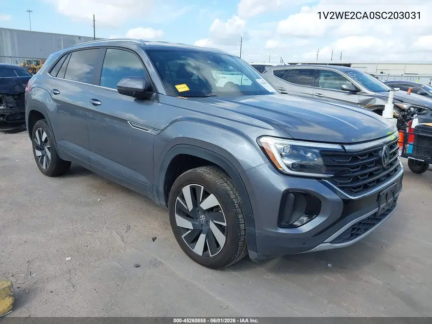 2025 Volkswagen Atlas Cross Sport 2.0T Se W/Technology VIN: 1V2WE2CA0SC203031 Lot: 45260858