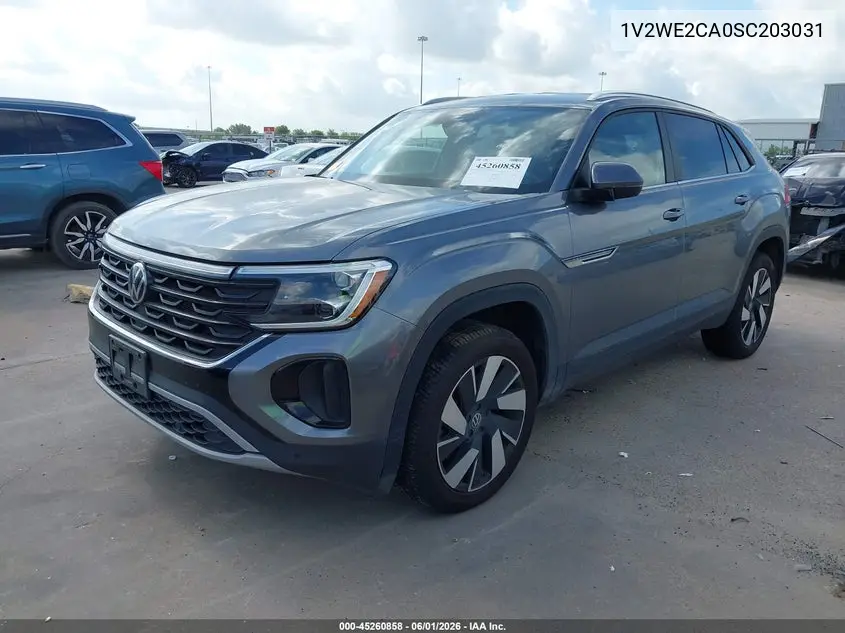 2025 Volkswagen Atlas Cross Sport 2.0T Se W/Technology VIN: 1V2WE2CA0SC203031 Lot: 45260858