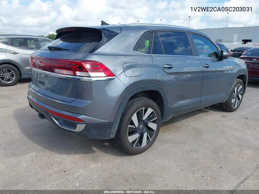 2025 Volkswagen Atlas Cross Sport 2.0T Se W/Technology VIN: 1V2WE2CA0SC203031 Lot: 45260858