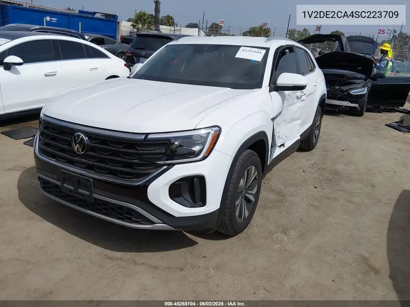 2025 Volkswagen Atlas Cross Sport 2.0T Se VIN: 1V2DE2CA4SC223709 Lot: 45265104