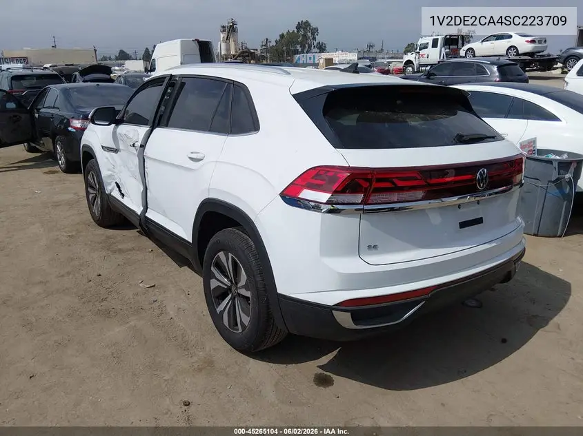 2025 Volkswagen Atlas Cross Sport 2.0T Se VIN: 1V2DE2CA4SC223709 Lot: 45265104