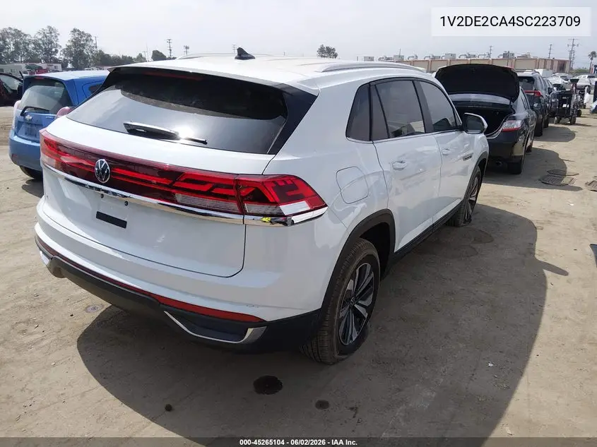 2025 Volkswagen Atlas Cross Sport 2.0T Se VIN: 1V2DE2CA4SC223709 Lot: 45265104