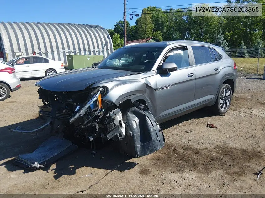 2025 Volkswagen Atlas Cross Sport 2.0T Se W/Technology VIN: 1V2WE2CA7SC203365 Lot: 45276211