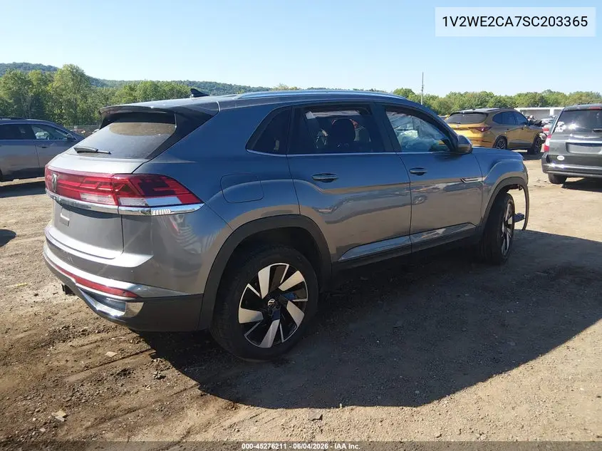 2025 Volkswagen Atlas Cross Sport 2.0T Se W/Technology VIN: 1V2WE2CA7SC203365 Lot: 45276211