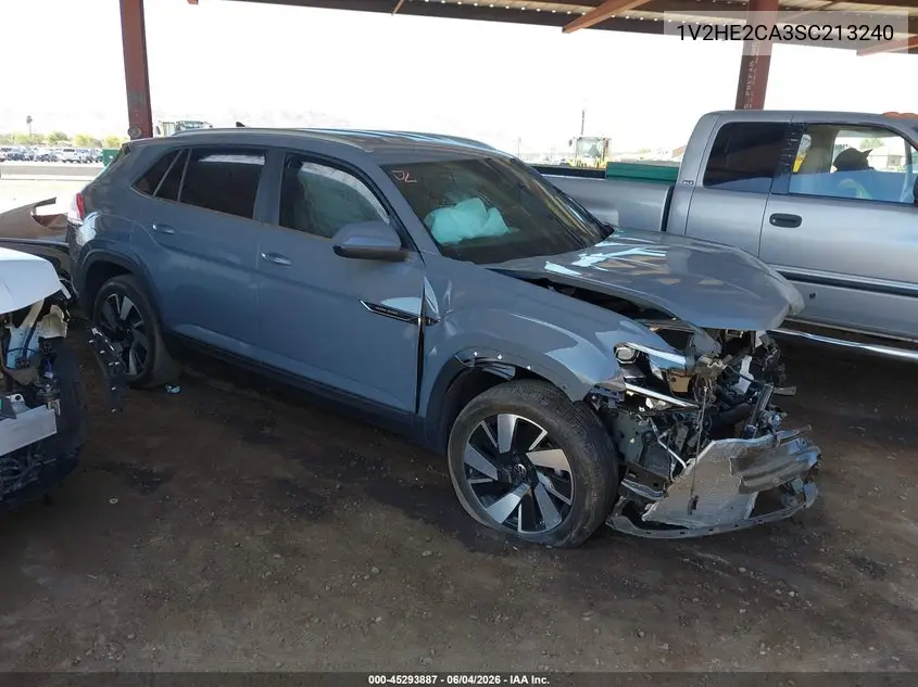 2025 Volkswagen Atlas Cross Sport 2.0T Se W/Technology VIN: 1V2HE2CA3SC213240 Lot: 45293887