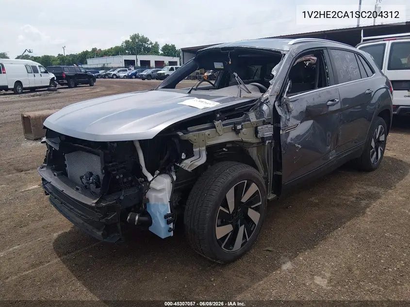 2025 Volkswagen Atlas Cross Sport 2.0T Se W/Technology VIN: 1V2HE2CA1SC204312 Lot: 45307057