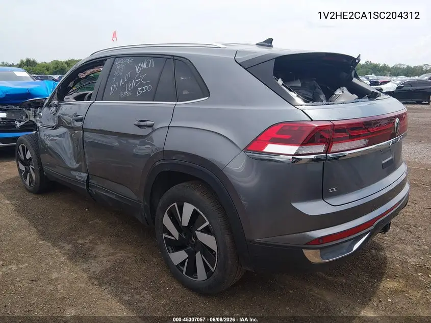 2025 Volkswagen Atlas Cross Sport 2.0T Se W/Technology VIN: 1V2HE2CA1SC204312 Lot: 45307057