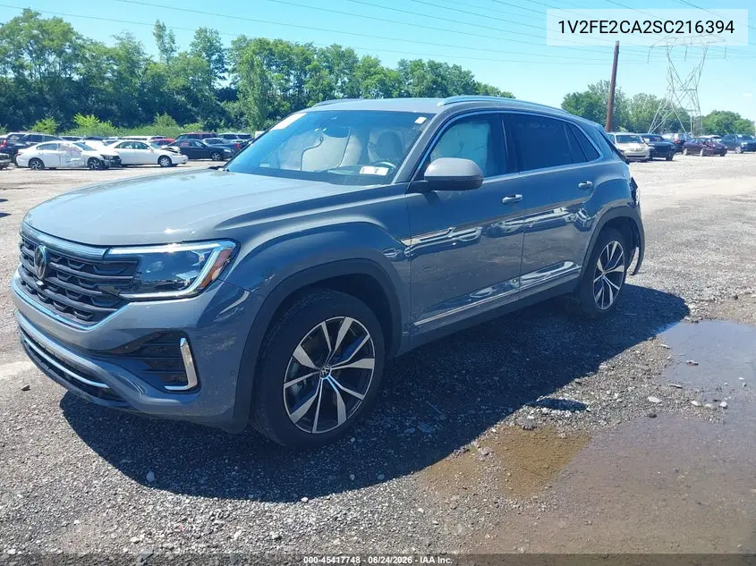 2025 Volkswagen Atlas Cross Sport 2.0T Sel Premium R-Line VIN: 1V2FE2CA2SC216394 Lot: 45417748