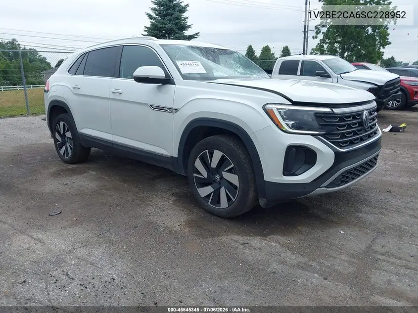 2025 Volkswagen Atlas Cross Sport 2.0T Sel VIN: 1V2BE2CA6SC228952 Lot: 45545345