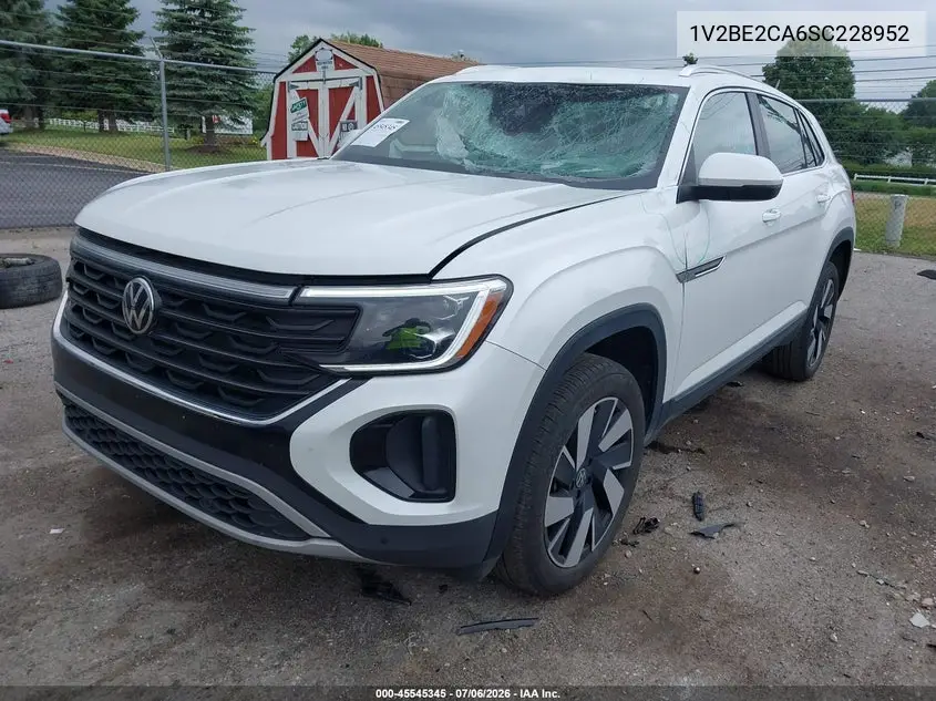 2025 Volkswagen Atlas Cross Sport 2.0T Sel VIN: 1V2BE2CA6SC228952 Lot: 45545345