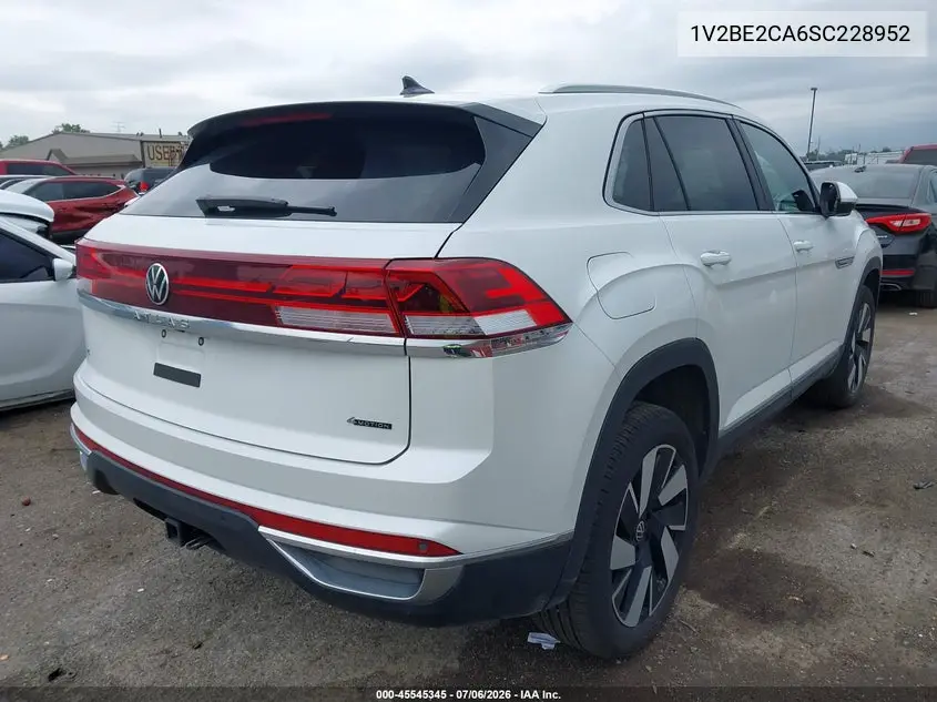 2025 Volkswagen Atlas Cross Sport 2.0T Sel VIN: 1V2BE2CA6SC228952 Lot: 45545345