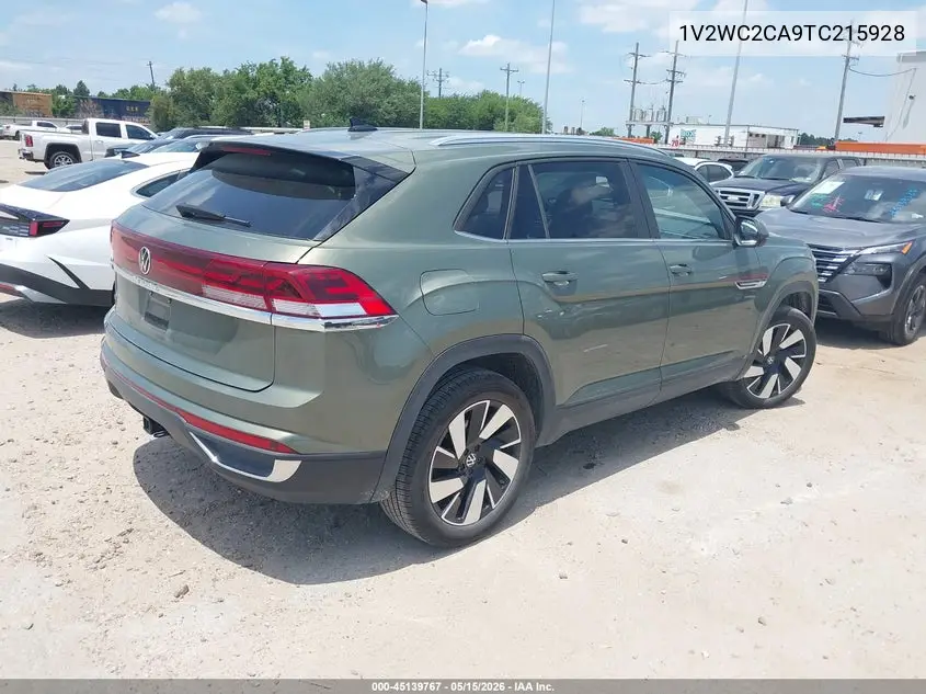 2026 Volkswagen Atlas Cross Sport Se With Technology VIN: 1V2WC2CA9TC215928 Lot: 45139767