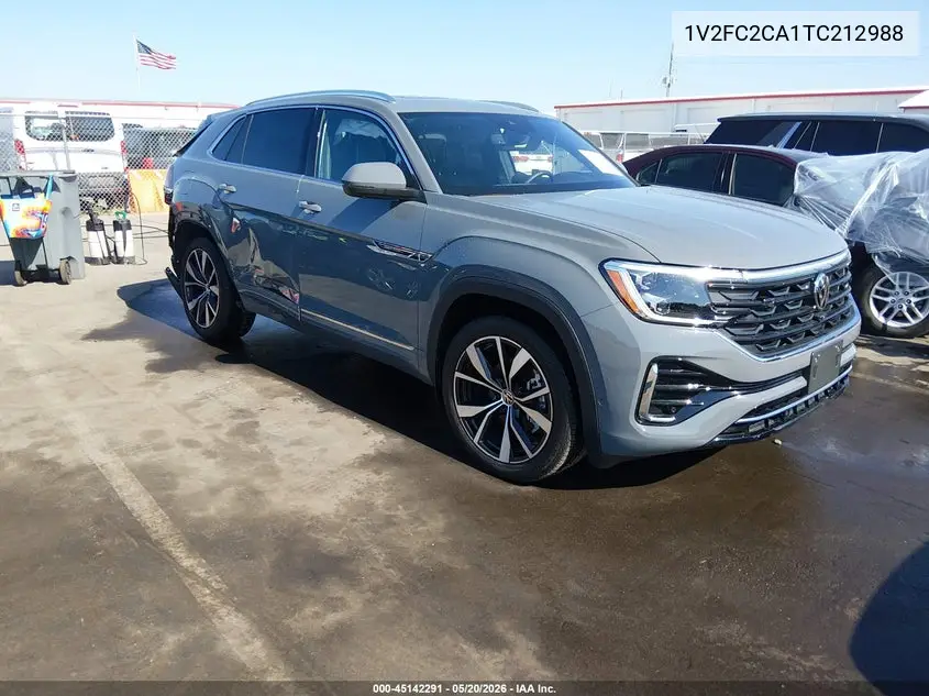 2026 Volkswagen Atlas Cross Sport Sel Premium R-Line VIN: 1V2FC2CA1TC212988 Lot: 45142291