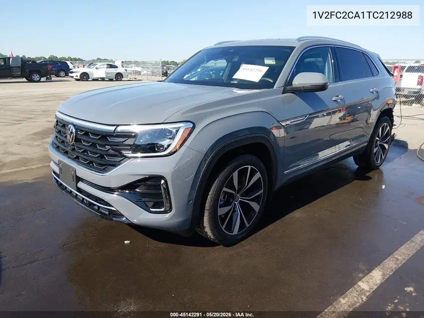 2026 Volkswagen Atlas Cross Sport Sel Premium R-Line VIN: 1V2FC2CA1TC212988 Lot: 45142291