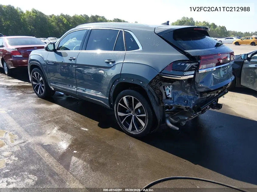 2026 Volkswagen Atlas Cross Sport Sel Premium R-Line VIN: 1V2FC2CA1TC212988 Lot: 45142291
