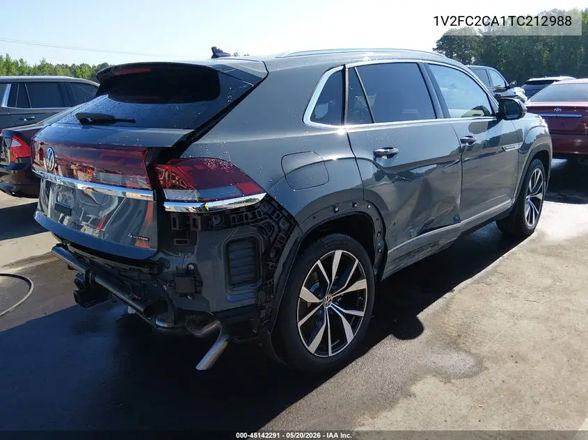 2026 Volkswagen Atlas Cross Sport Sel Premium R-Line VIN: 1V2FC2CA1TC212988 Lot: 45142291