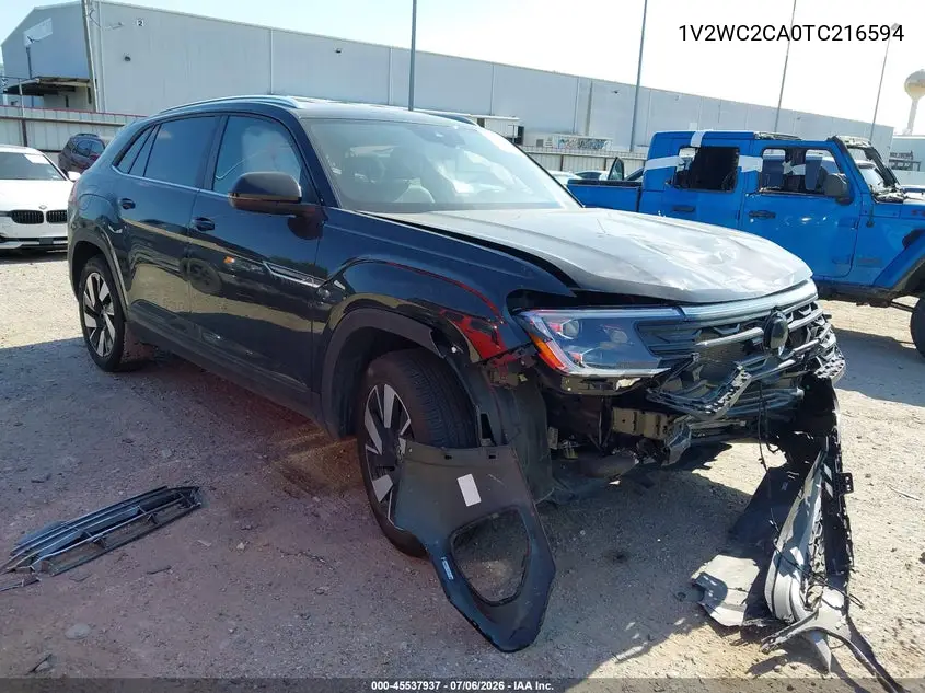 2026 Volkswagen Atlas Cross Sport Se With Technology VIN: 1V2WC2CA0TC216594 Lot: 45537937