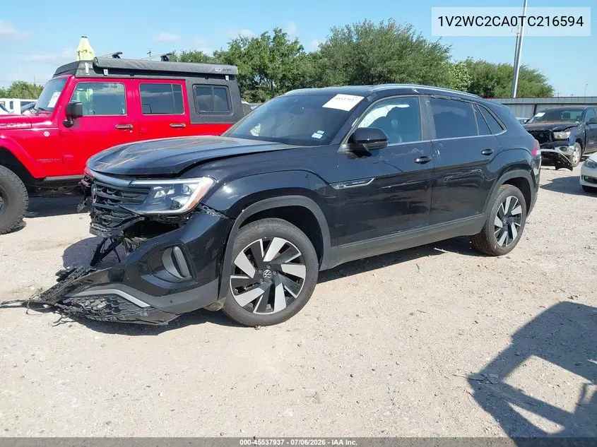 2026 Volkswagen Atlas Cross Sport Se With Technology VIN: 1V2WC2CA0TC216594 Lot: 45537937