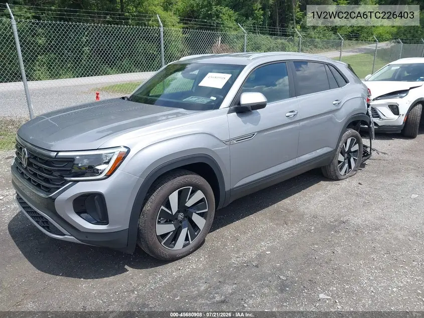 2026 Volkswagen Atlas Cross Sport Se With Technology VIN: 1V2WC2CA6TC226403 Lot: 45680908