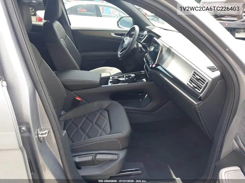 2026 Volkswagen Atlas Cross Sport Se With Technology VIN: 1V2WC2CA6TC226403 Lot: 45680908