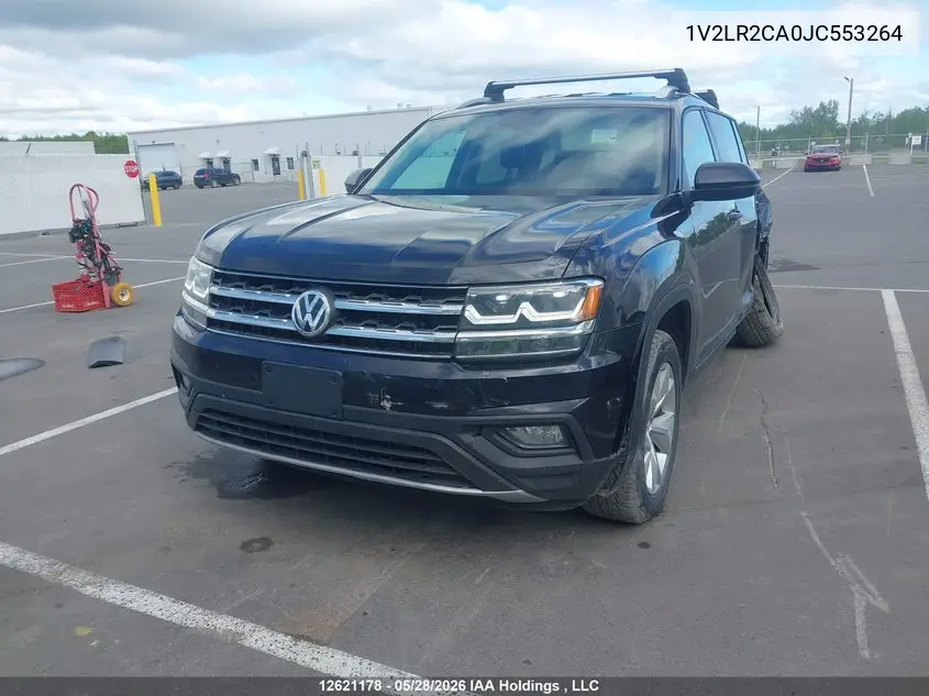 2018 Volkswagen Atlas 3.6 Fsi Comfortline VIN: 1V2LR2CA0JC553264 Lot: 12621178