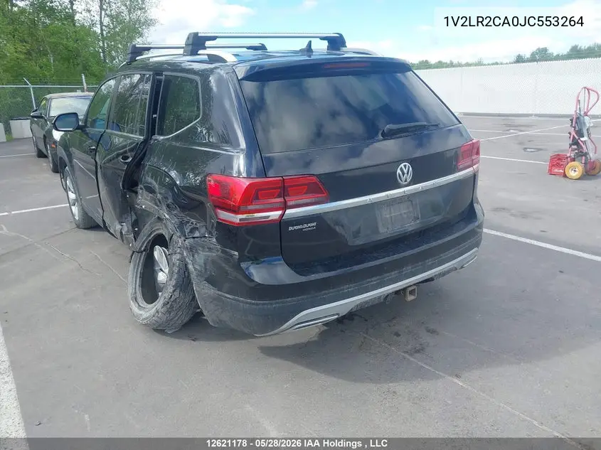 2018 Volkswagen Atlas 3.6 Fsi Comfortline VIN: 1V2LR2CA0JC553264 Lot: 12621178
