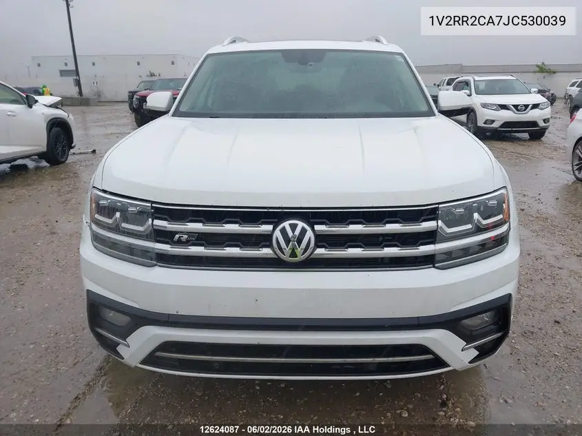 2018 Volkswagen Atlas 3.6 Fsi Highline VIN: 1V2RR2CA7JC530039 Lot: 12624087x