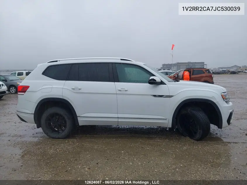 2018 Volkswagen Atlas 3.6 Fsi Highline VIN: 1V2RR2CA7JC530039 Lot: 12624087x