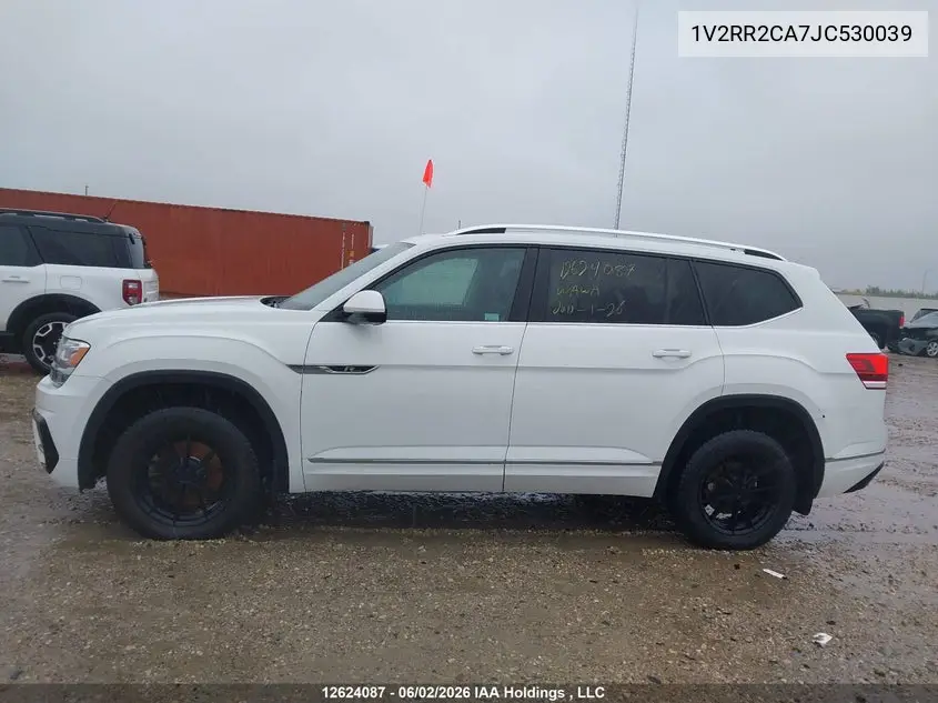2018 Volkswagen Atlas 3.6 Fsi Highline VIN: 1V2RR2CA7JC530039 Lot: 12624087x