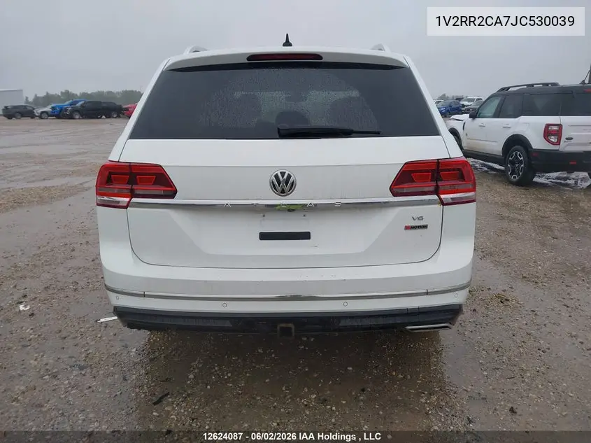 2018 Volkswagen Atlas 3.6 Fsi Highline VIN: 1V2RR2CA7JC530039 Lot: 12624087x