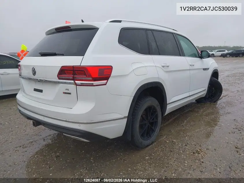 2018 Volkswagen Atlas 3.6 Fsi Highline VIN: 1V2RR2CA7JC530039 Lot: 12624087x