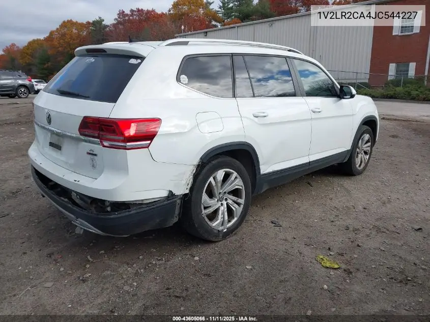 1V2LR2CA4JC544227 2018 Volkswagen Atlas 3.6L V6 Se/3.6L V6 Se W/Technology