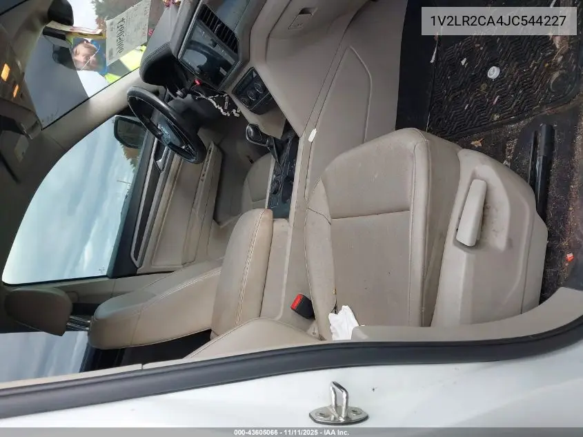 1V2LR2CA4JC544227 2018 Volkswagen Atlas 3.6L V6 Se/3.6L V6 Se W/Technology