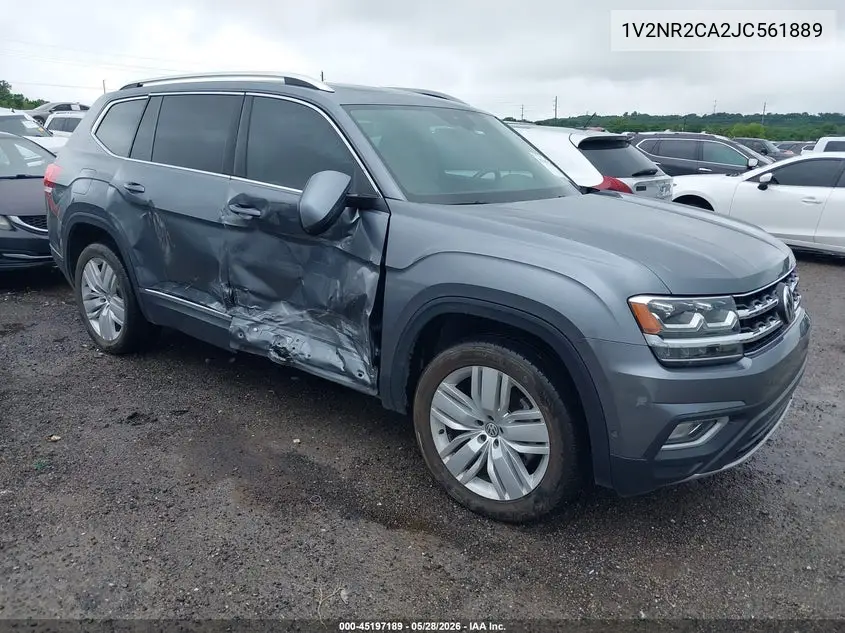 2018 Volkswagen Atlas 3.6L V6 Sel Premium VIN: 1V2NR2CA2JC561889 Lot: 45197189