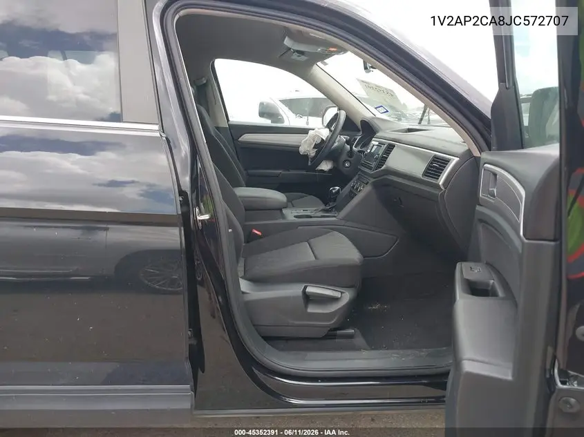 2018 Volkswagen Atlas 2.0T S VIN: 1V2AP2CA8JC572707 Lot: 45352391
