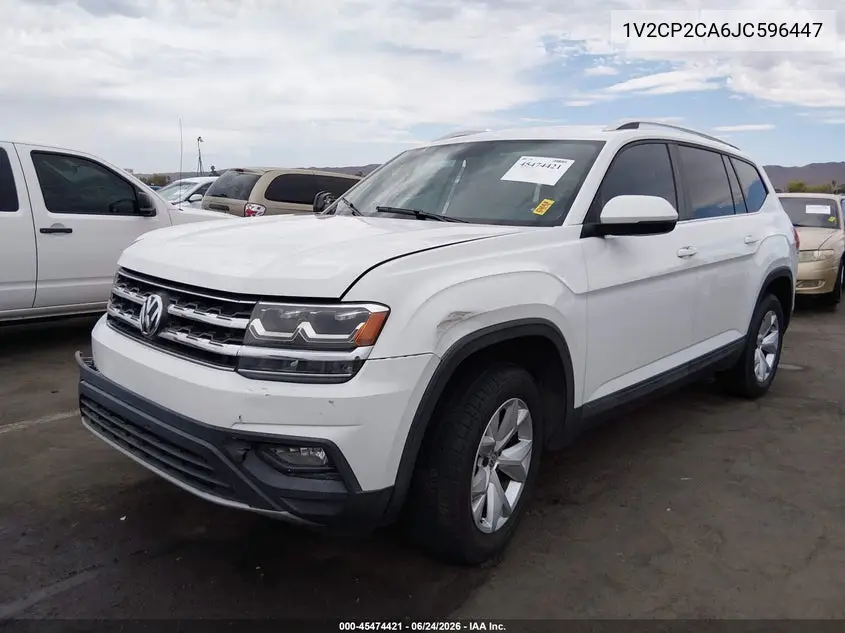 2018 Volkswagen Atlas 2.0T Se VIN: 1V2CP2CA6JC596447 Lot: 45474421