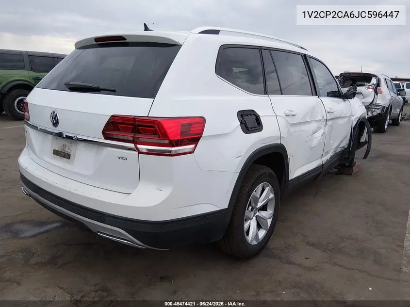 2018 Volkswagen Atlas 2.0T Se VIN: 1V2CP2CA6JC596447 Lot: 45474421