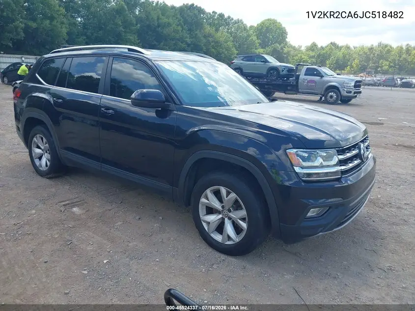 2018 Volkswagen Atlas 3.6L V6 Se VIN: 1V2KR2CA6JC518482 Lot: 45524337