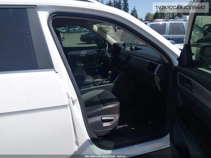 2018 Volkswagen Atlas 3.6L V6 Se VIN: 1V2KR2CA9JC559642 Lot: 45601415