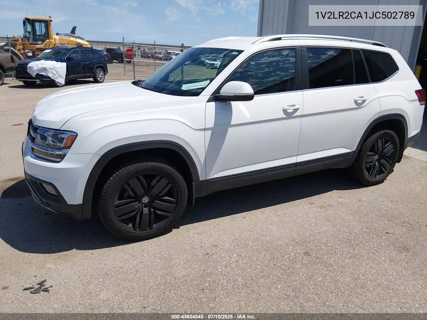 2018 Volkswagen Atlas 3.6L V6 Se/3.6L V6 Se W/Technology VIN: 1V2LR2CA1JC502789 Lot: 45604545