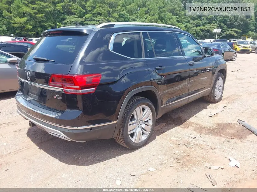 2018 Volkswagen Atlas 3.6L V6 Sel Premium VIN: 1V2NR2CAXJC591853 Lot: 45611025