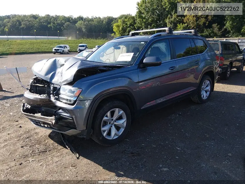 2018 Volkswagen Atlas 3.6L V6 Sel VIN: 1V2MR2CA0JC522262 Lot: 45623402