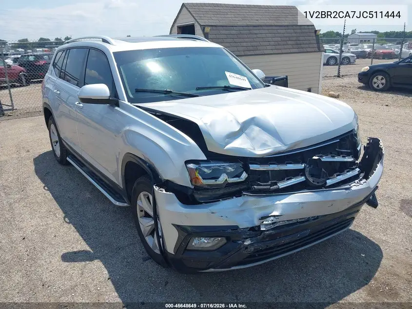 2018 Volkswagen Atlas 3.6L V6 Launch Edition VIN: 1V2BR2CA7JC511444 Lot: 45648649